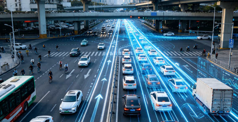 岳阳楼区GEO 高精度空间地图驱动智慧交通，全链路优化出行与物流运转体系